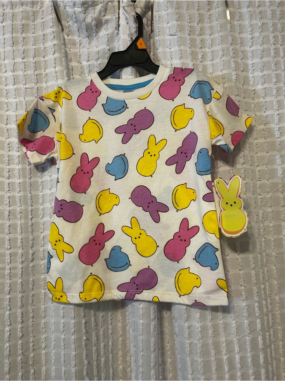 Peeps Toddler Boys Girls Short Sleeve Graphic T-Shirt Ivory 4T SP268908XP